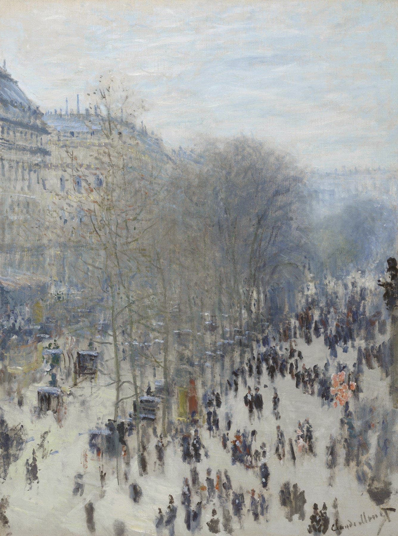 Boulevard des Capucines,作者 克劳德·莫奈